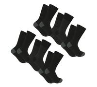 Xact Men's Bamboo Socks, 6 Pairs, Super Soft and Breathable, Antibacterial, Odour-Resistant in Gift Box (UK 7-11) (6-Pairs - Black/Charcoal Herringbone) UK 7-11 (EU 41/46)