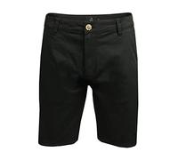 Xact Men's Chino Shorts Stretch Cotton Smart Tailored Regular Fit Zip Fly Flat Front Summer Golf Work Casual UK
