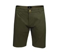 Xact Men's Chino Shorts Stretch Cotton Smart Tailored Regular Fit Zip Fly Flat Front Summer Golf Work Casual UK