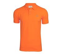 Xact Mens Classic 3 Button Stretch Pique Polo T-Shirt - Short Sleeved (Golden Poppy Orange) M