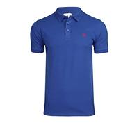 Xact Mens Classic 3 Button Stretch Pique Polo T-Shirt - Short Sleeved (Sea Surf Blue) L