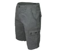 Xact Men's Cotton Twill Cargo Shorts, Regular Fit (Asphalt) 40