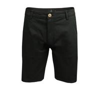 Xact Men's Cotton Stretch Chino Shorts (Black) 30