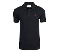 Xact Mens Cotton Stretch Pique Polo Shirt Short Sleeve Classic Fit 3 Button Logo