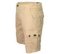 Xact Men's Cotton Twill Cargo Shorts, Regular Fit (Stone) 30