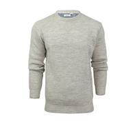 Xact Mens Crew Neck Textured Knit Jumper
