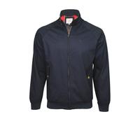 Xact Men's Soft Cotton Harrington Bomber Jacket - Classic Mod Retro Style, Tartan Check Lining, Regular Fit, Lightweight Spring Autumn & Fall Car Coat (Navy) L