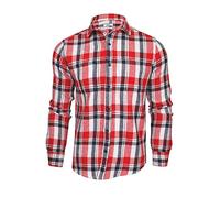 Xact Mens Heavy Flannel Plaid Check Lumberjack Over Shirt Long Sleeved