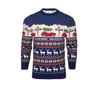 Xact Mens Nordic Fairisle Crew Neck Christmas Jumper
