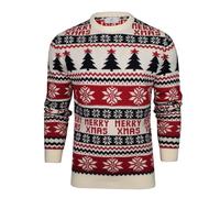 Xact Mens Nordic Fairisle Crew Neck Christmas Jumper