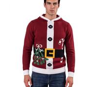 Xact Men's Novelty Hooded Christmas Jumper