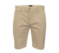 Xact Men's Premium Tailored Chino Shorts - Smart Summer Style, Zip Fly, Multiple Pockets, 9.5-Inch Inseam (Stone) 30