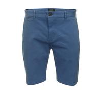 Xact Men's Premium Tailored Chino Shorts - Smart Summer Style, Zip Fly, Multiple Pockets, 9.5-Inch Inseam (Horizon Blue) 32