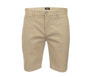 Xact Men's Premium Tailored Chino Shorts - Smart Summer Style, Zip Fly, Multiple Pockets, 9.5-Inch Inseam (Stone) 30