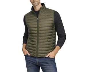 Xact Mens Quilted Gilet Funnel Neck Lightweight Padded Bodywarmer Winter Warm