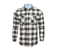 Xact Mens Soft Flannel Buffalo Check Shirt, Long Sleeved, Regular Fit