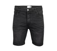 Xact Men's Stretch 10oz Denim Jean Shorts, Regular Fit, 5-Pocket Western with Zip Fly (Black) 30