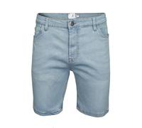 Xact Men's Stretch 10oz Denim Jean Shorts, Regular Fit, 5-Pocket Western with Zip Fly (Light Blue Wash) 30