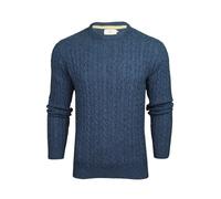 Xact Mens Sustainable Cotton Rich Cable Knit Jumper