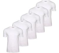 Xact Mens T-Shirts 5 Pack Plain Crew Neck Short Sleeve Basic Tee Multipack