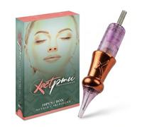 XACTpmu Premium PMU Cartridge Needles, Ultra-Sharp Micro-Polished Points, 10 Count (XACTpmu needles 1RL #10 0.30mm Long Taper 10ct)