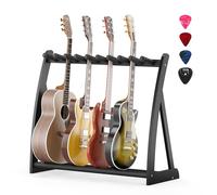 Xadgve Guitar Stand Rack,Guitar Rack For Multiple Guitars Stands Floor for Electric,Acoustic,Bass Guitars &Case-Foldable, Adjustable
