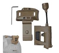 xAdjustable Helmet Flashlight - 4 Colors LED Headlamp, Compact Rechargeable Light, Versatile Lighting Tool, Portable Outdoor Accessory | Ideal for Cycling, Camping, Cycling