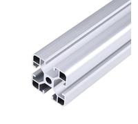 Xadnitu 4 Packs 12" T Slot Aluminum Extrusion Profiles, Standard Extruded Anodized Linear Rails for 3D Printer, Woodworking, CNC Machine and DIY Project, Silver