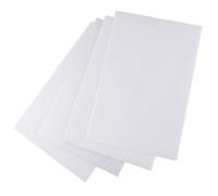 Xadnitu 4 Pieces 11.8" x 7.8" x 0.04" LED Light Diffuser Board Sheets, to Soften, Diffuse, Reduce Harsh Glare from Ceiling Drop Lights, Flat Panel Lights, Spotlights for Office, Classroom, Warehouse