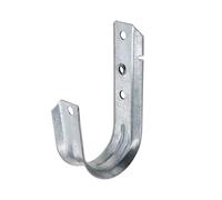 Xadnitu Cable Support J Hook, 2" Heavy Duty Metal Wire Cable Support J-Hook Hangers for Attaching Wall Mounting to Vertical Surfaces (25 Pack)