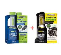 XADO Oil Loss Stop & Petrol Fuel System Cleaner Set of 2 - Stop Leak Engine & MultiCleaner - Atomex