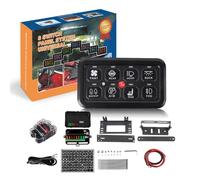 Xaeiow 8 Gang RGB Switch Panel for Jeep Wrangler LED Light Bar Multifunctional Control Box