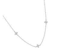 XAGMODSHN 14K Gold Plated Charm Star Necklace with Cubic Zirconia Adjustable Layering Jewelry Her Four Layering Neckchain