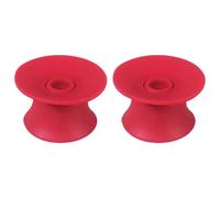 XAGMODSHN 1Pair 1/4inch NABs Hubs Shaft Adapters Rubber Reels to Reels Tape Opener NABs Hubs Adapters