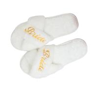 XAGMODSHN 1pair Bride Slippers Bachelorette Slip Comfortable Bridesmaids For Bridal Party Wedding Essential Durability Wedding Footwear