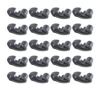 XAGMODSHN 20pcs / set Clip Hooks Outdoor Camping Light Accessories Camping Fixed Canopy Tools Hiking Tent Hooks Tarp, Black Lanyard Buckles Clasps Tent for Lights Hanging to Canopy Heavy Duty Snap