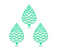 XAGMODSHN 3pack Simulated Leaf Bed Leaf Resting Platform Natural Look Leaf Bed for Bettas Fish Rest and Laying