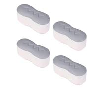 XAGMODSHN 4pcs ABS Toilet Cover Spacers Quick Installation Design NonSlip Seat Boosters Lid Bumper Household Use Seat Bumpers