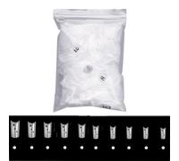 XAGMODSHN 500Pcs Hollow False Nails Tips Press On Nails Extension Resin Gel Tips Manicures for Women Girls Art