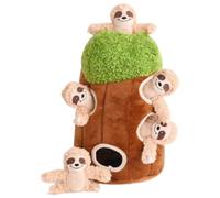 XAGMODSHN 6x Hide & Seek Dog Toy Tree House Dog Toy Squeaky Hide & Seek Game Soft Owl Panda