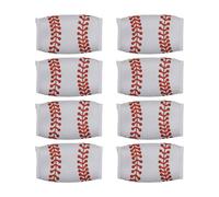 XAGMODSHN 8 Football Chin Bolsters Flexible Effect Security for Reach Sports Not Slip Plan Permanent Permanent Tear Immune Football Jaw Mattresses Set