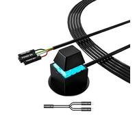 XAGMODSHN ABS-Material PC Power Extension External Control for Quick Desktop Startup & Durability Extended Power Cable Button