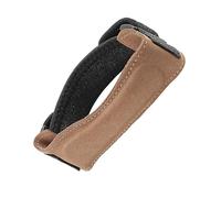 XAGMODSHN Adjustable Knee Strap for Meniscus, Brown Microfiber Leather Brace with ABS Buckle, Joint Stabilization for Sports Comfortable Knee Brace for Training Meniscal Protecting Knee Pad