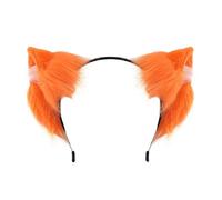 XAGMODSHN Anime Role Play Wolf Ears Headpiece Breathable Fabric Cosplay Hairband Themed Party Costume Decoration Wolf Ear Headbands Halloween Cosplay