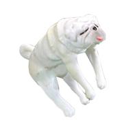 XAGMODSHN Aquarium Figurines Decorations Miniature Animal Ornaments Landscaping Accessories Small Puppy for Fish Tanks Decor