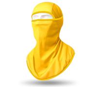 XAGMODSHN Balaclava Face Mask Cycling Face Shield Mascara Ski Mask Cagoule Full Face Scarf Mask Bicycle Cap Mask UV Protector, Yellow, 1