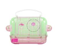 XAGMODSHN Bird for Carrier Hamster Travel Cage Clear Good Ventilation Detachable Design Easy to for Gerbil Small Rat