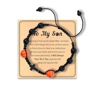 XAGMODSHN Black Braided Cord Wooden Crucifix Charm For Active Men Natural Wood Bead Sports Theme Jewelry Gift Men's Wooden Crucifix