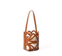 XAGMODSHN Casual Korean Inspired Bucket Bag Spacious Hollow Design Comfortable Strap Underarm Purse Daily Commute Travel Companion Korean Hollow Out Shoulder Bag