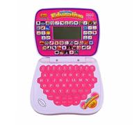 XAGMODSHN Compact Language Learning Toy for Children with Spanish English Bilingual Feature Laptop Design Bilingual Learning